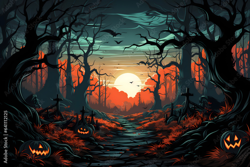 scary spooky halloween season, monster skull and crossbones halloween witch with pumpkin, halloween and October background scary spooky halloween season, monster skull and crossbones halloween witch with pumpkin, halloween and October background