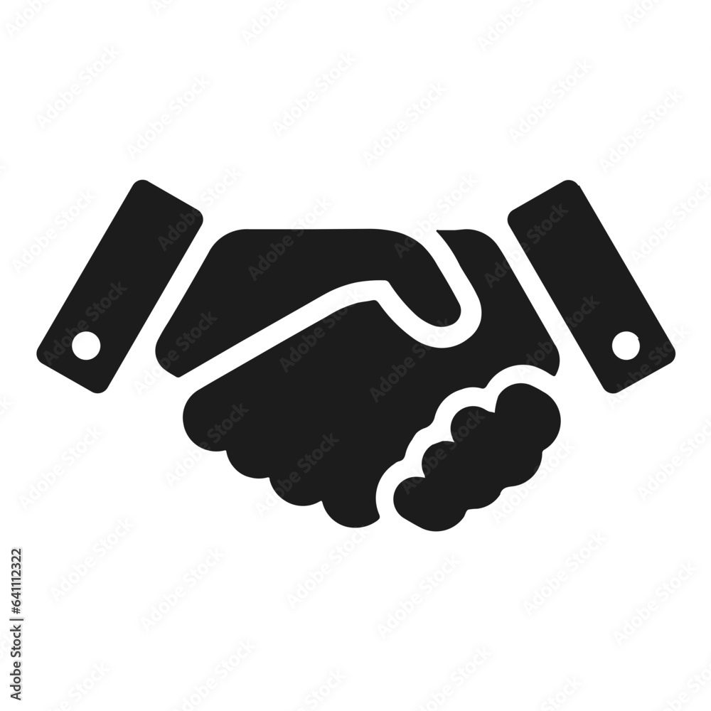 handshake vector icon illustration handshake vector icon illustration