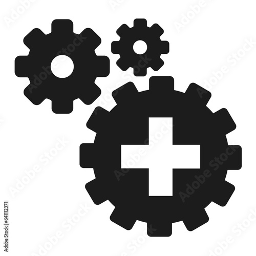 health gear icon illustration