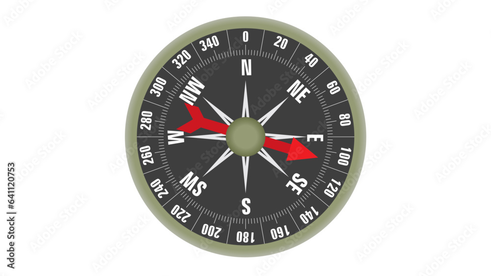 Compass in traditional design. Direction, orienteering, navigation, strategy, the way forward.Isolated. Vector illustration. Compass in traditional design. Direction, orienteering, navigation, strategy, the way forward.Isolated. Vector illustration.