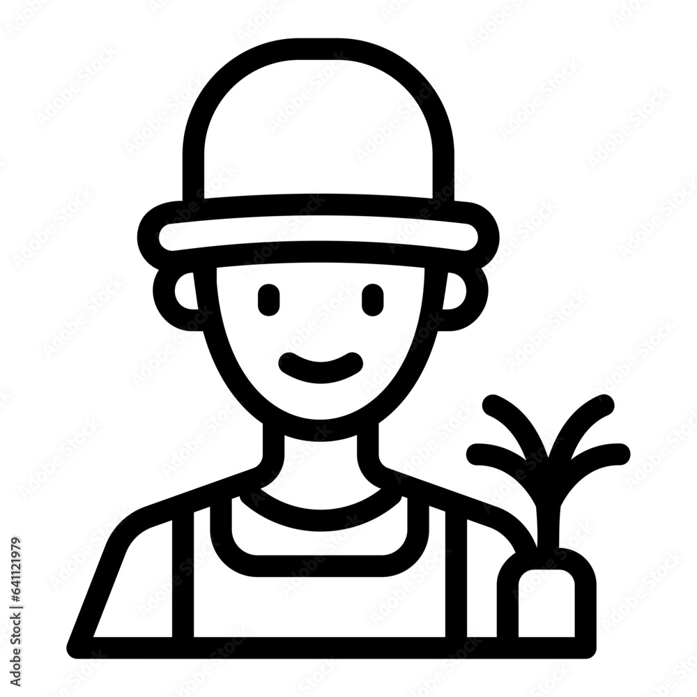 farmers outline icon