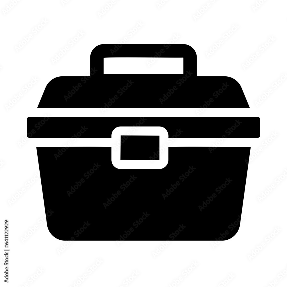 tools box glyph icon tools box glyph icon