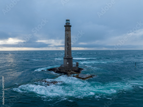 Phare du Goury, cap de la Hague. photo