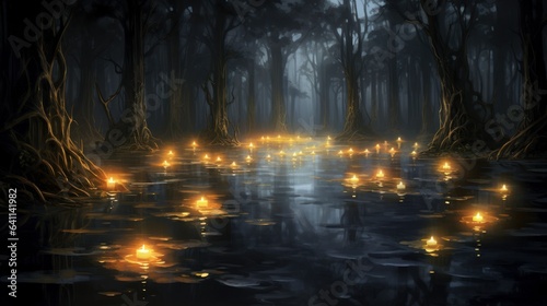  Candles melting into rivers  carrying the echoes of long-forgotten whispers   generative AI