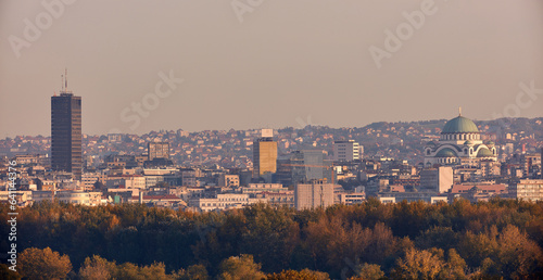 View of Belgrade, capital of Serbia.