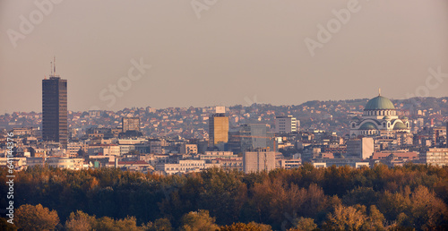 View of Belgrade, capital of Serbia. photo