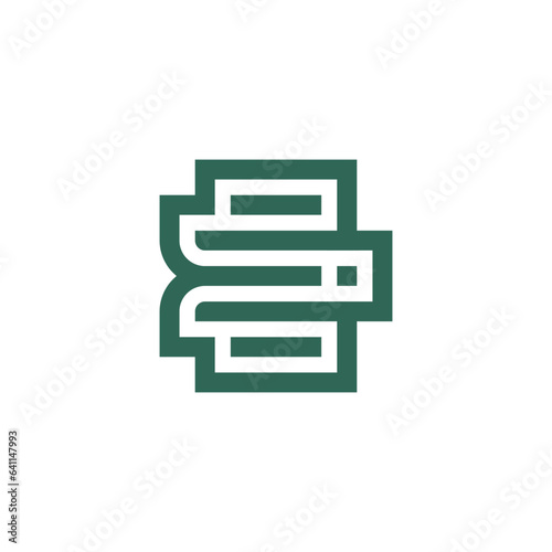 Letter EI or IE logo
