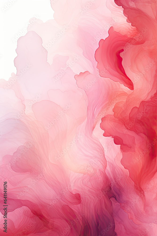 Abstract background of acrylic paint in watercolor style. created by generative AI technology.