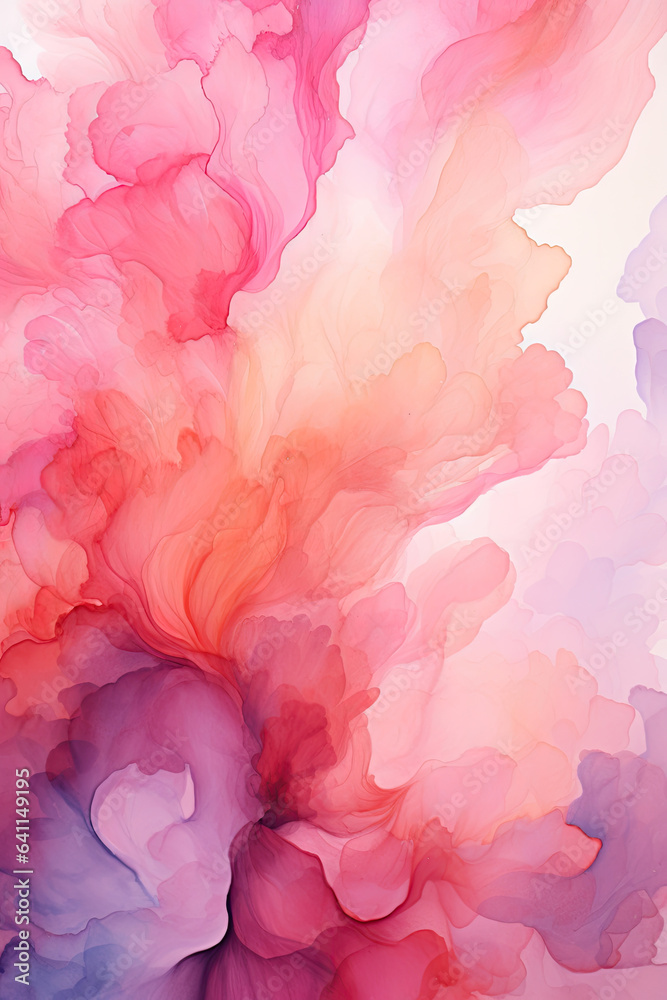 Abstract background of acrylic paint in watercolor style. created by generative AI technology. Abstract background of acrylic paint in watercolor style. created by generative AI technology.