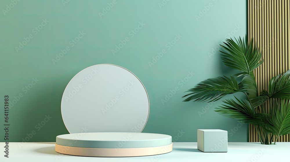 3D Minimal Podium Scene for Product Showcase - Professional Background Design 3D Minimal Podium Scene for Product Showcase - Professional Background Design