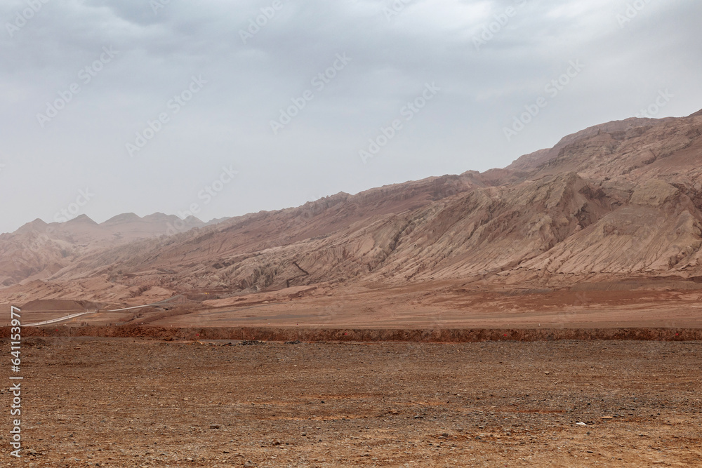 The Flaming Mountains of Turpan, Xinjiang The Flaming Mountains of Turpan, Xinjiang