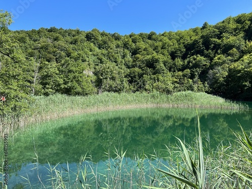 Landscape and environment of Plitvice Lakes National Park (UNESCO) - Plitvica, Croatia or Slikoviti krajobrazi i prekrasni motivi iz nacionalnog parka Plitvička jezera - Plitvice, Hrvatska photo