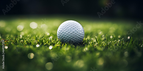 golf game close up. Generative AI