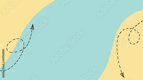 pastel color abstract background with simple waves. seamless loops