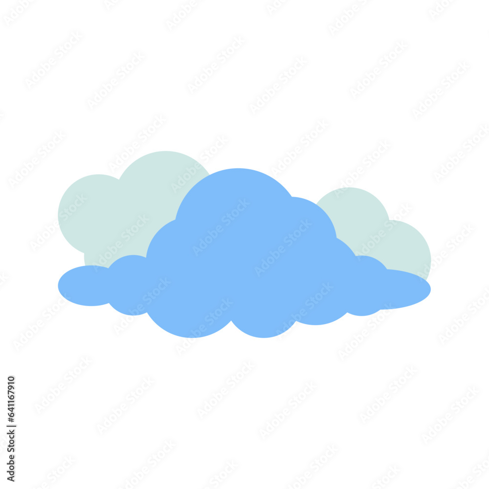 Cloud flat illustration