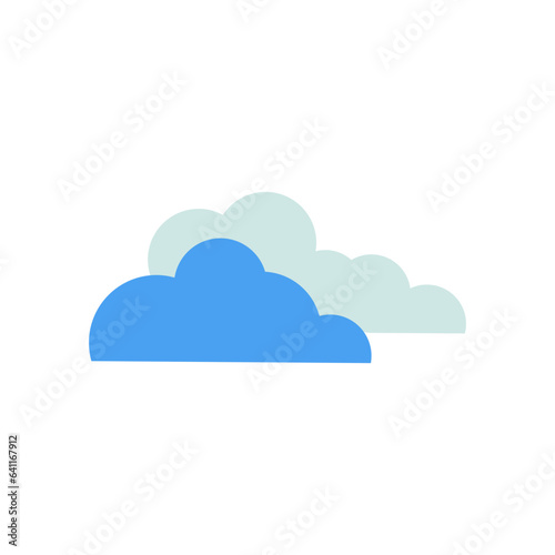 Cloud flat illustration