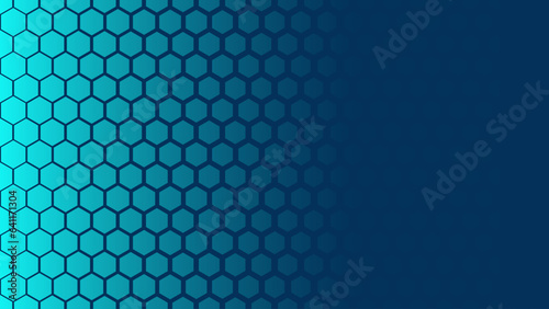 Blue polygonal abstract technology background