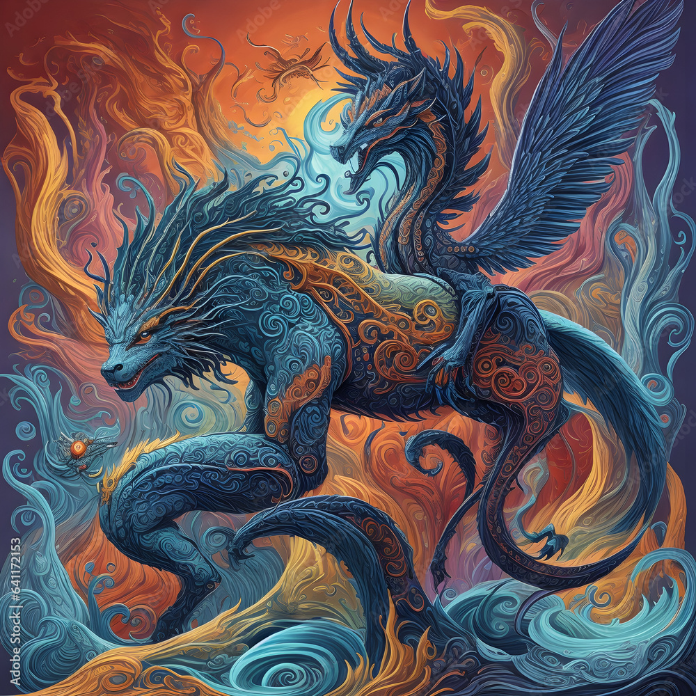 Fototapeta premium mythical creatures