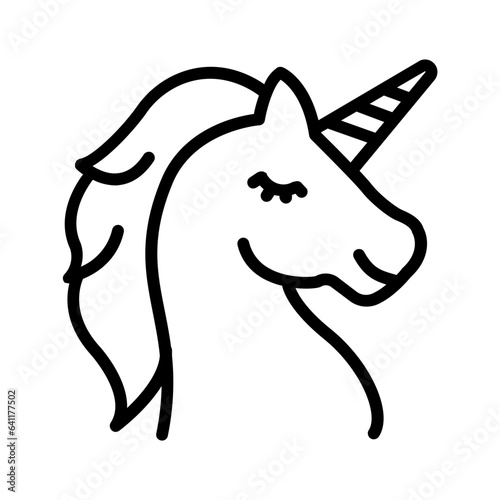 Black line icon for Mythical