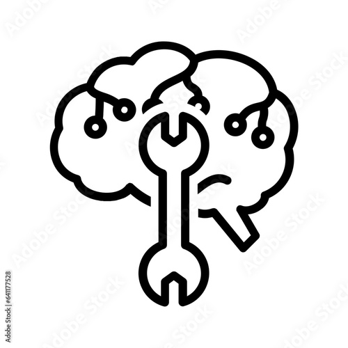 Black line icon for Stimulation