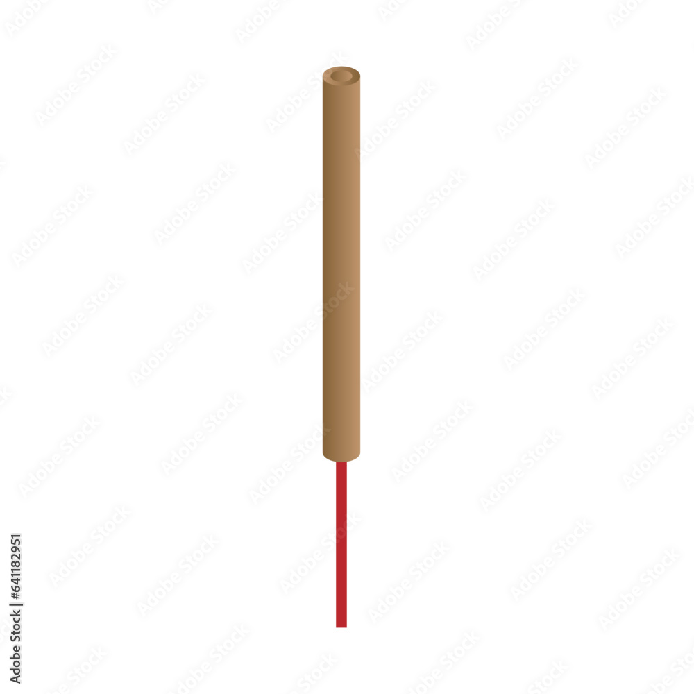 Joss stick gradient illustration Joss stick gradient illustration