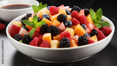 Fresh and sweet fruit salad