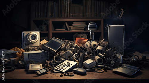 old electronic junk © RDO
