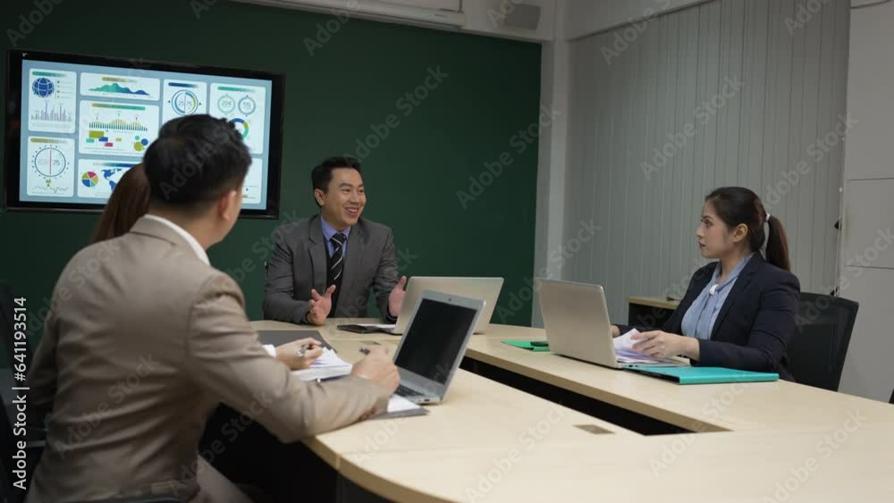 Employees are meeting at office. Employees are meeting at office.