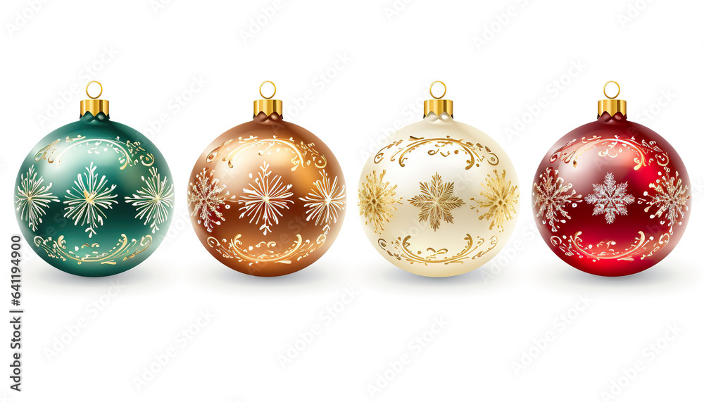 Christmas balls on white background. Christmas balls on white background.
