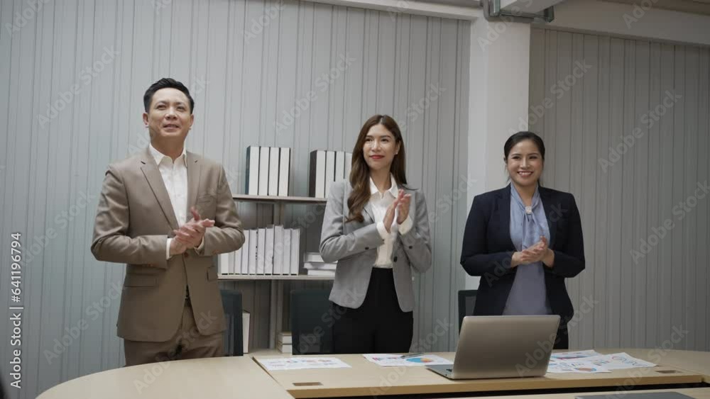 Employees are meeting at office. Employees are meeting at office.