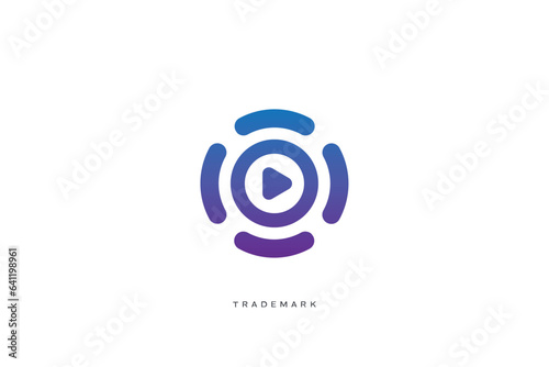 Music Multimedia Production Vector Logo