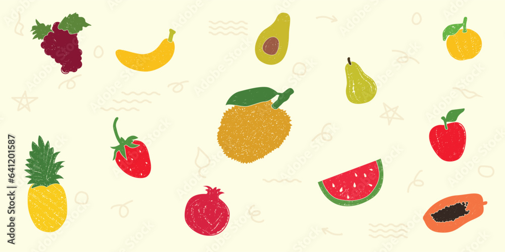 some fresh fruits like grapes, watermelon, pineapple etc. some fresh fruits like grapes, watermelon, pineapple etc.