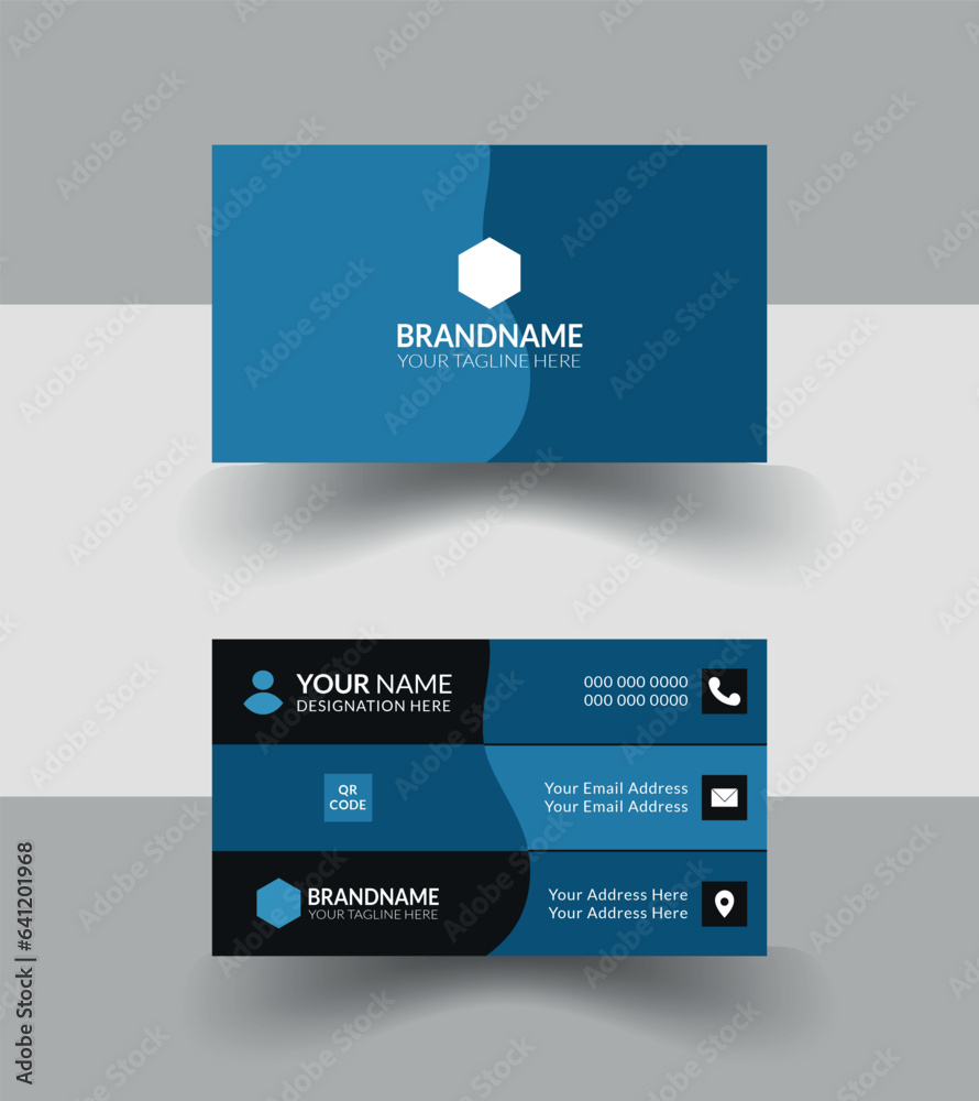 Blue based corporate modern business card design.Best sense of mind stylish business card.Tending design for multi perpose use.Simple color theory apply and minimalistic visiting card design.Modern Id Blue based corporate modern business card design.Best sense of mind stylish business card.Tending design for multi perpose use.Simple color theory apply and minimalistic visiting card design.Modern Id