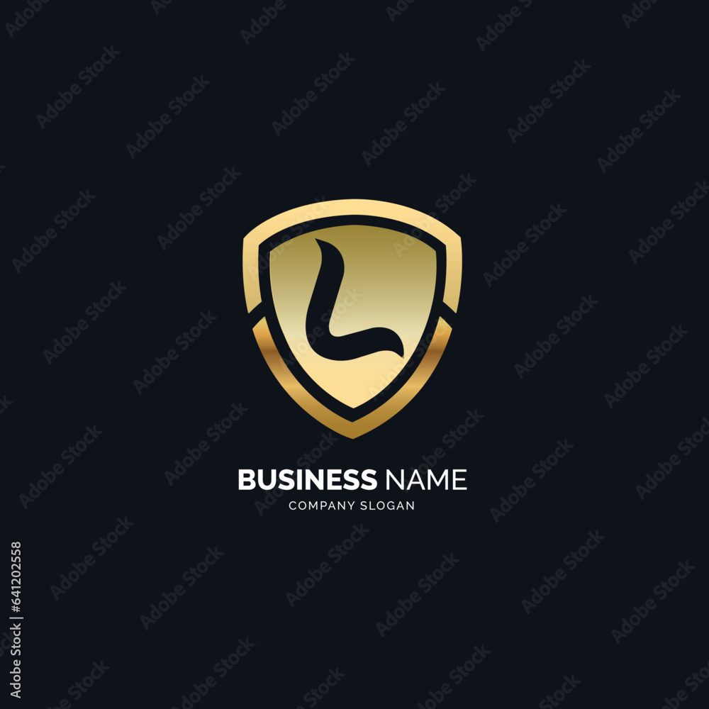 Luxury L text Logo Luxury L text Logo