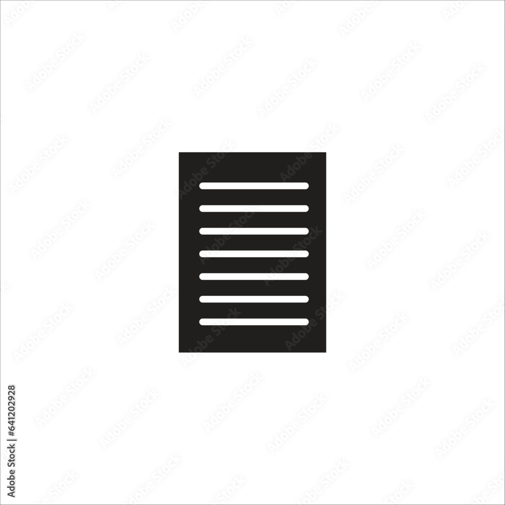paper vector line icon template paper vector line icon template