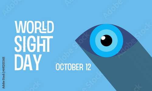 Celebrate World Sight Day - Promoting Global Eye Health and Vision Wellness through Awareness and Action. Clarity and Vision for a Brighter World Vector Illustration Template.