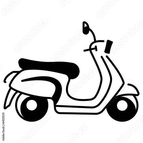Classic Scooter Icon