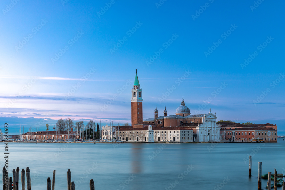 San Giorgio Maggiore in Venedig am Morgen
