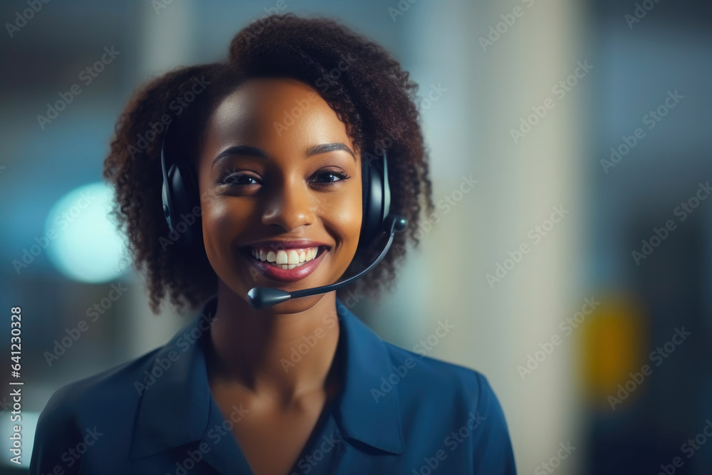 Empowered Black Woman Leading Customer Service Excellence Empowered Black Woman Leading Customer Service Excellence