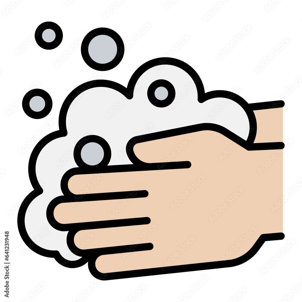 Washing hands icon Washing hands icon