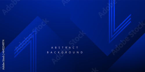 Abstract background Blue arrow with technology concept. Vector illustration