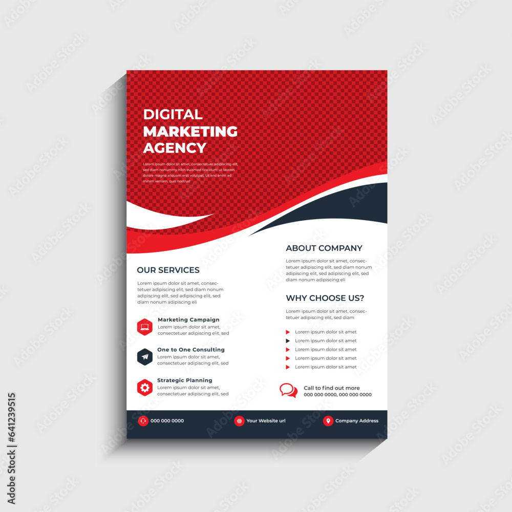 Digital Marketing Business Flyer Template Design Digital Marketing Business Flyer Template Design