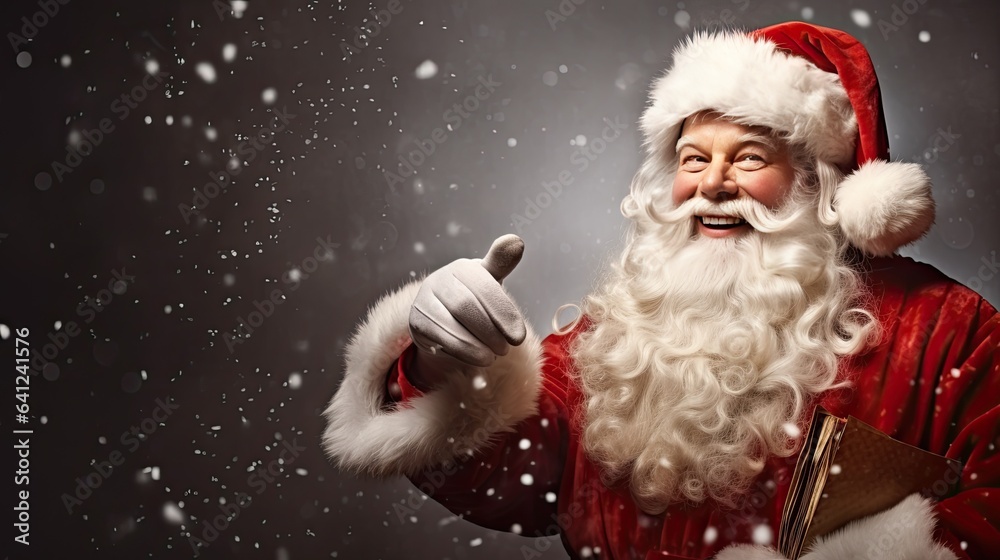 portrait of Santa Claus portrait of Santa Claus