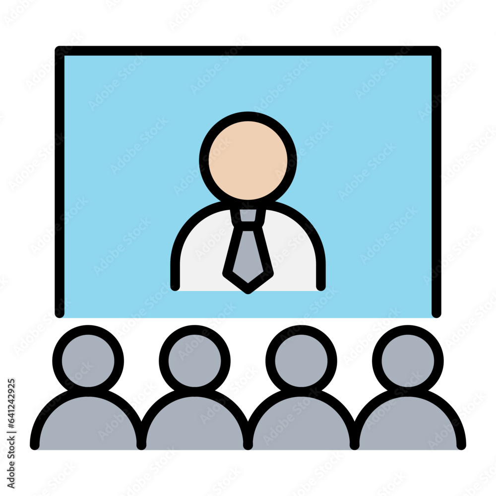 Video conference icon Video conference icon