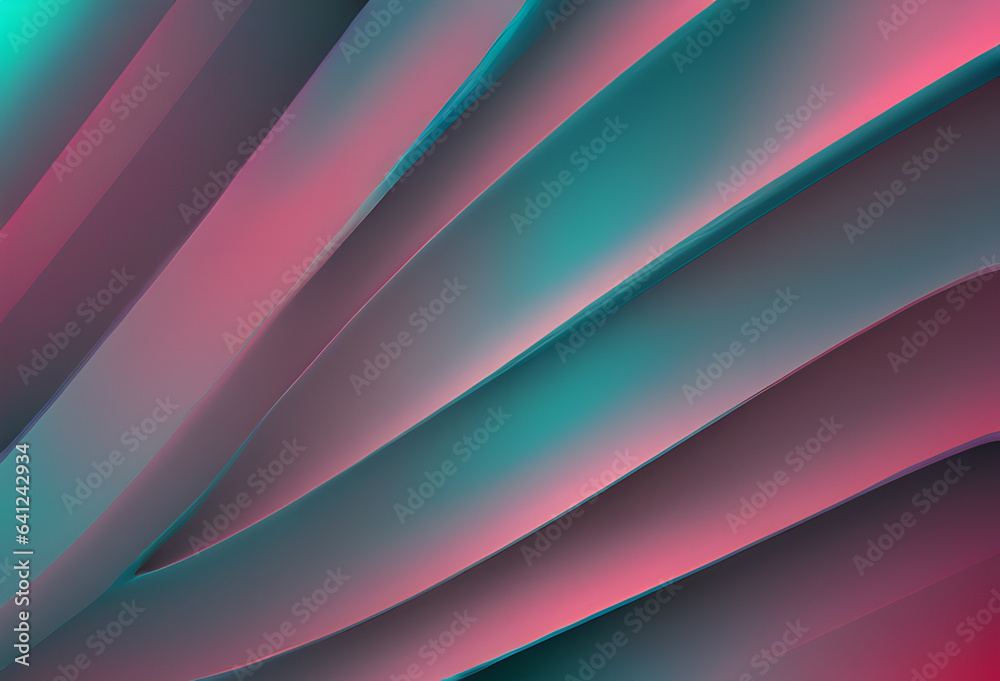 Fototapeta premium Modern design background with color transition,Generative AI