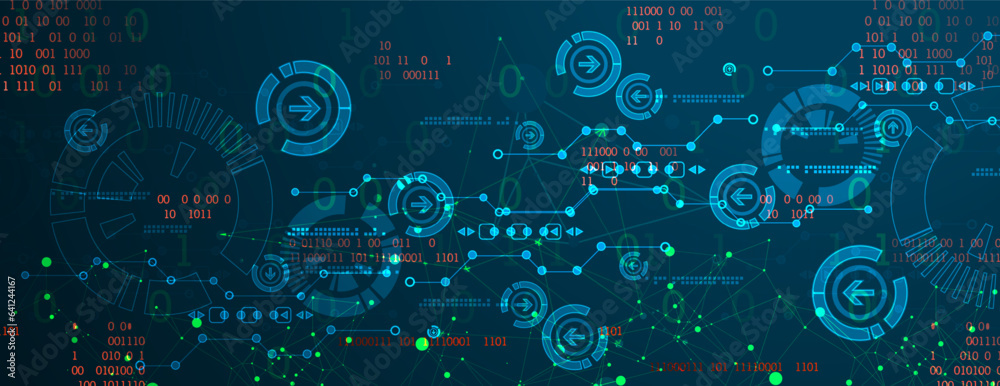Abstract technology. Circuit board, high computer color background. Vector illustration with space for content, web - template, business tech presentation. Abstract technology. Circuit board, high computer color background. Vector illustration with space for content, web - template, business tech presentation.