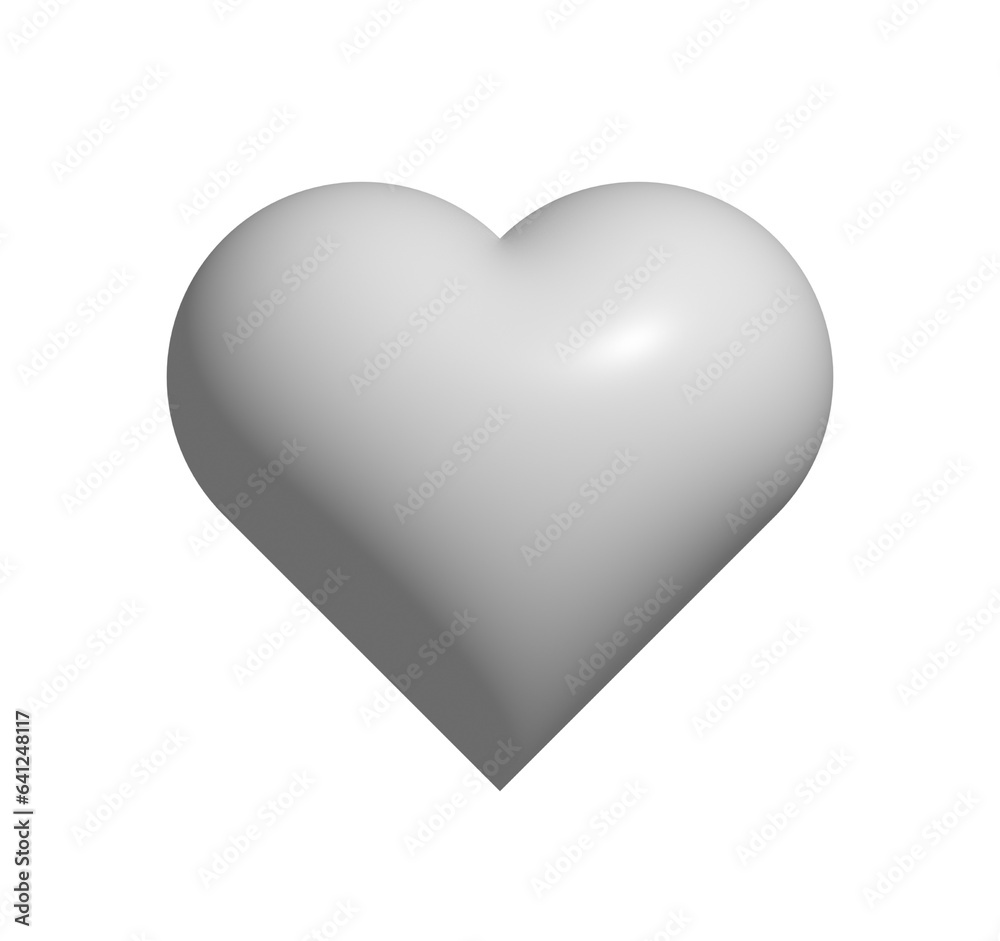 White heart isolated. Elements for valentine day. Heart Day. Mother day. 3d rendering. PNG with transparent background. Flat lay White heart isolated. Elements for valentine day. Heart Day. Mother day. 3d rendering. PNG with transparent background. Flat lay