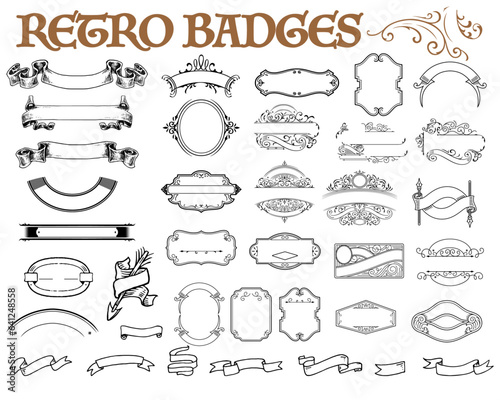Retro Badges: A Collection of Classic Designs