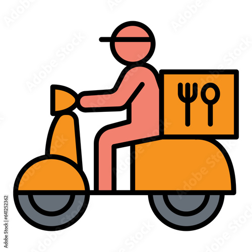 Food delivery icon