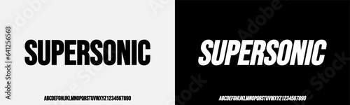 Modern Bold Font. Condensed Font Typography urban style alphabet fonts for fashion, sport, technology, digital, movie, logo design, vector illustration